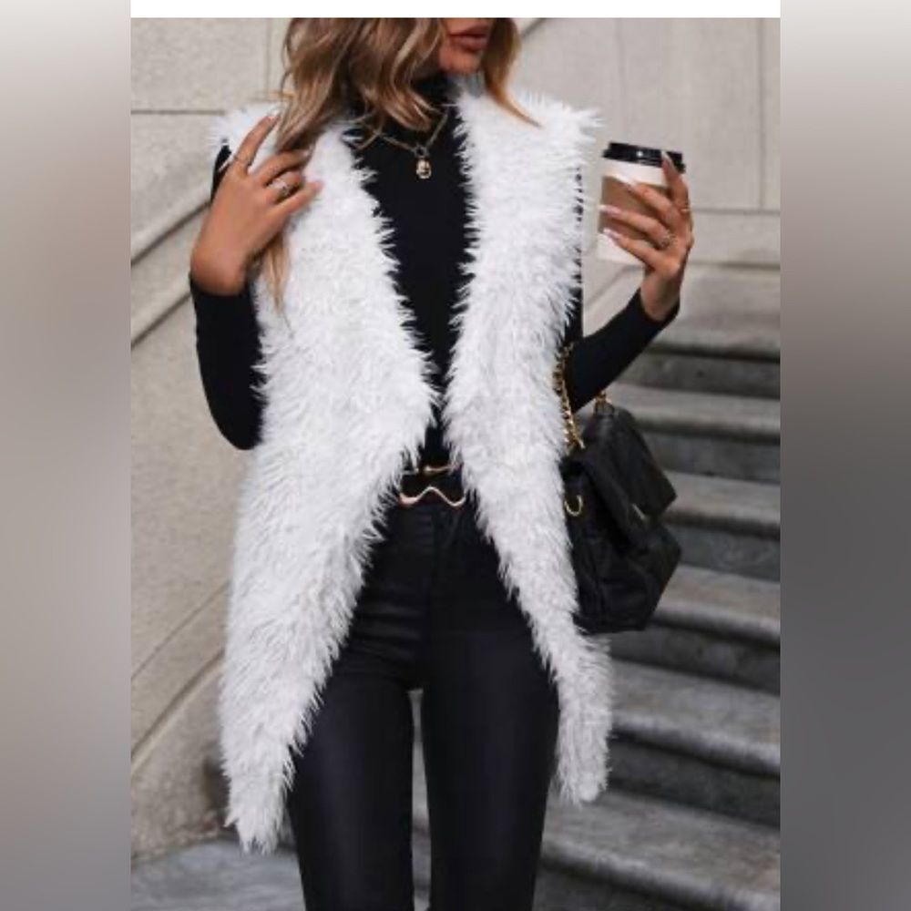 🌟 ME JANE Faux Fur Sherpa Bohemian style vest 🌟